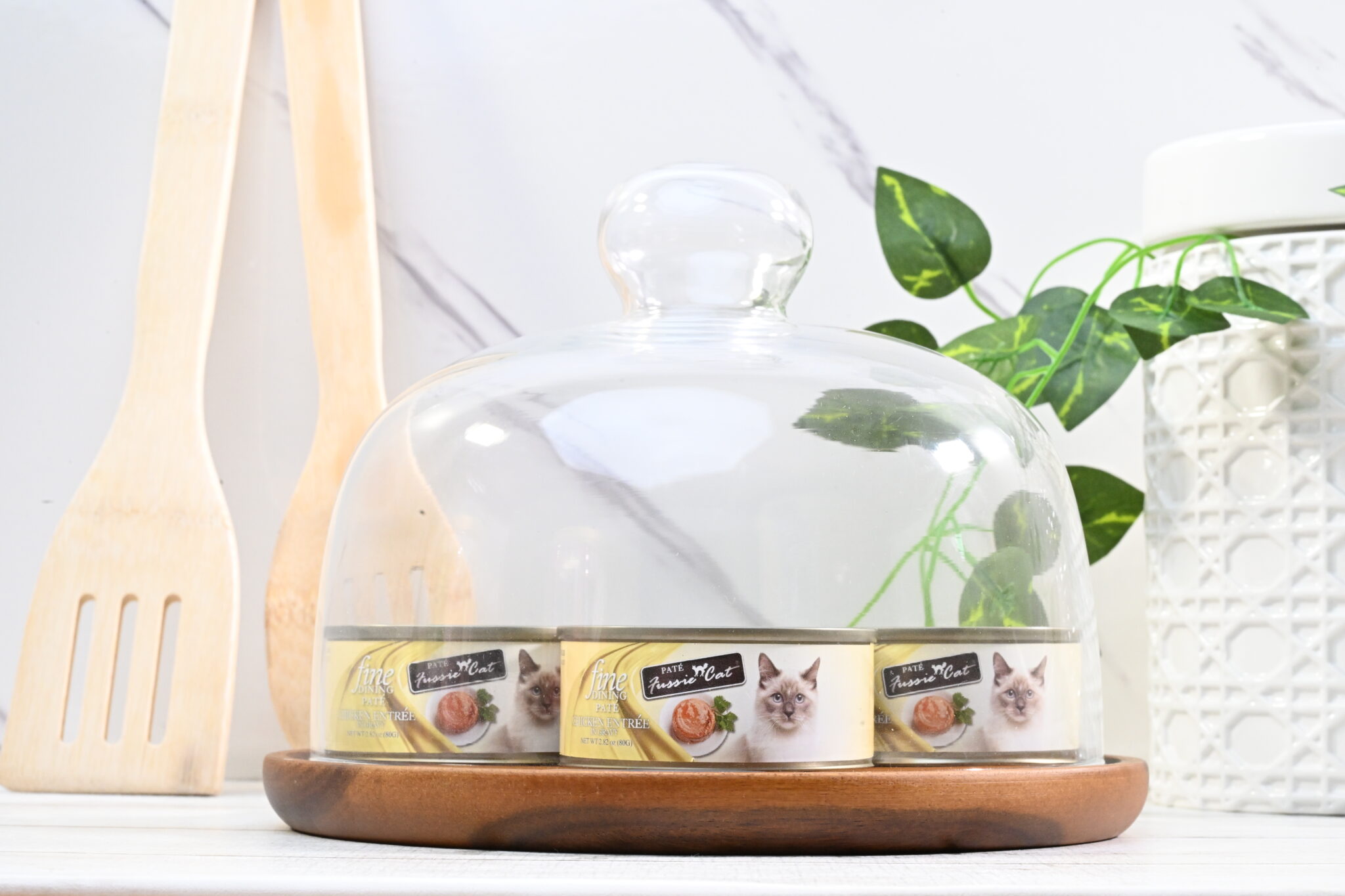 Fine Dining Pate chicken platter shot